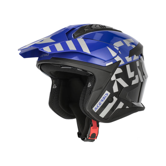 JET ARIA EVO GRAPHIC HELMET BLACK/BLUE 316