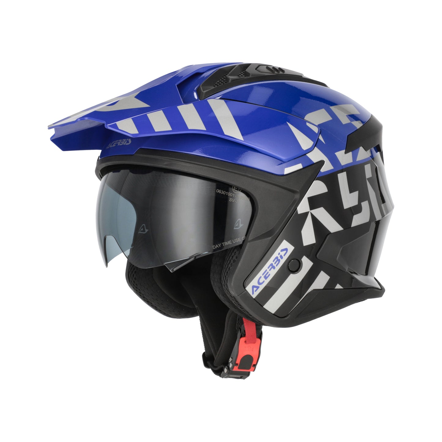 JET ARIA EVO GRAPHIC HELMET BLACK/BLUE 316