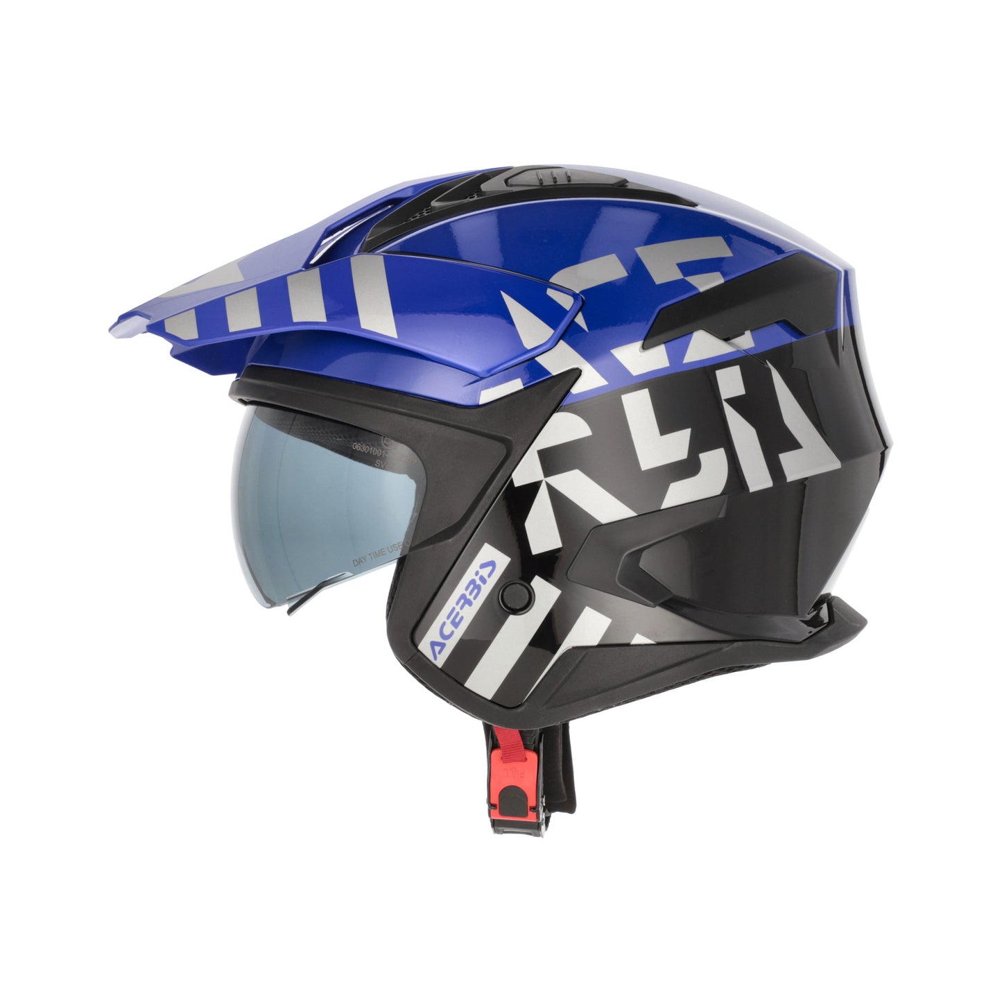 JET ARIA EVO GRAPHIC HELMET BLACK/BLUE 316