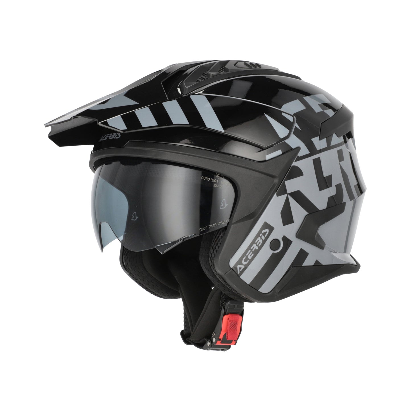 JET ARIA EVO GRAPHIC HELMET BLACK/GREY 319