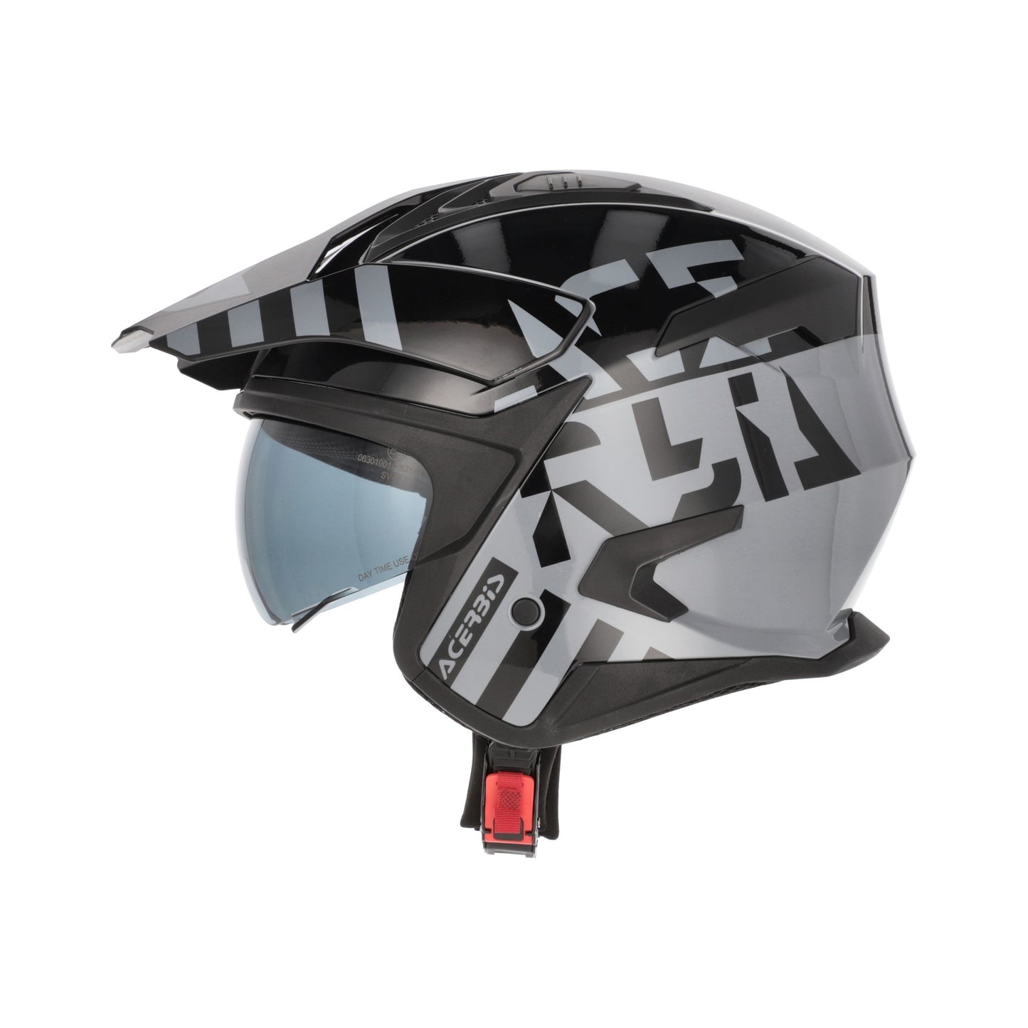 JET ARIA EVO GRAPHIC HELMET BLACK/GREY 319