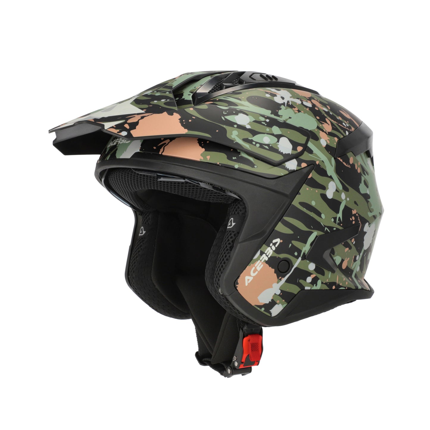 JET ARIA EVO GRAPHIC HELMET GREEN/BROWN 376