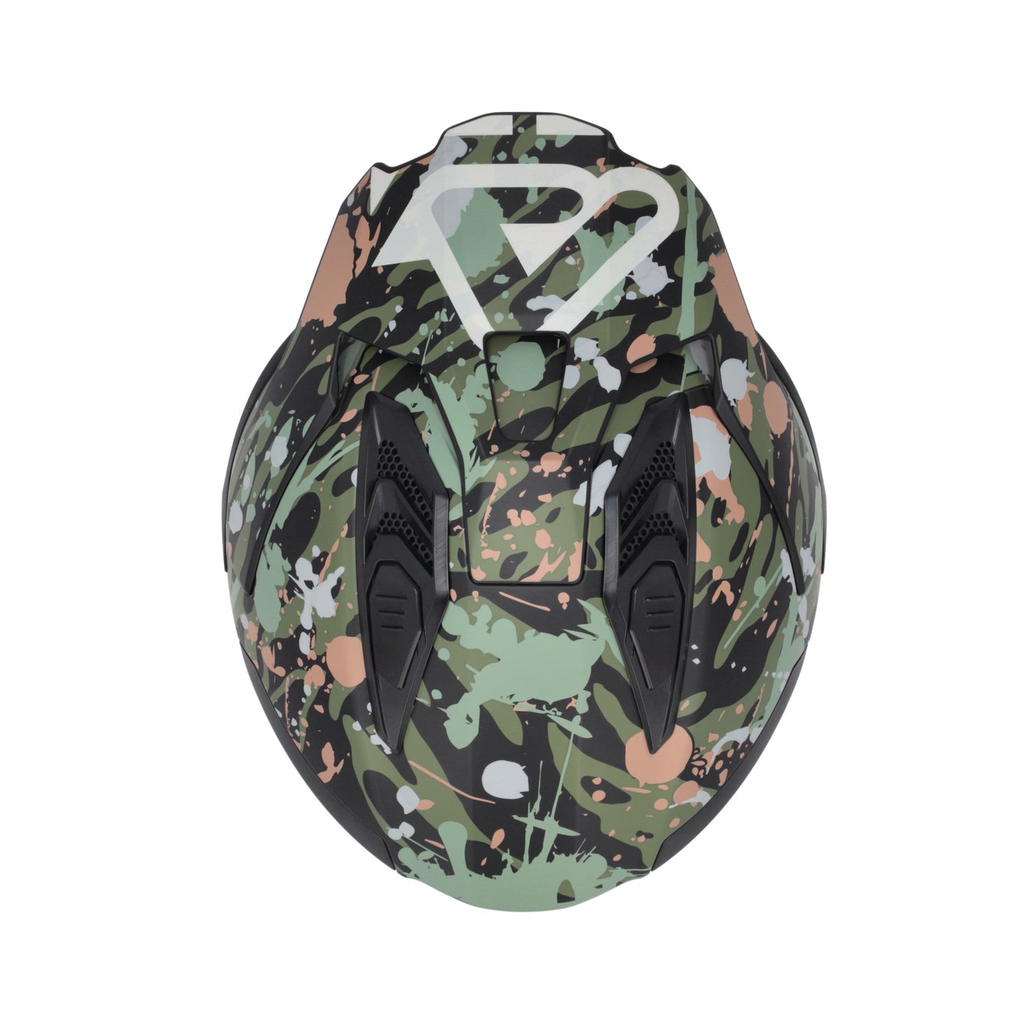 JET ARIA EVO GRAPHIC HELMET GREEN/BROWN 376