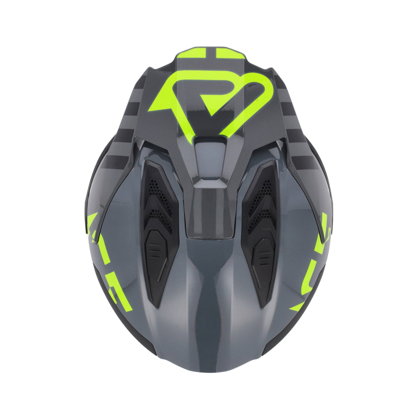 JET ARIA EVO GRAPHIC HELMET NERO/FLO YELLOW 444