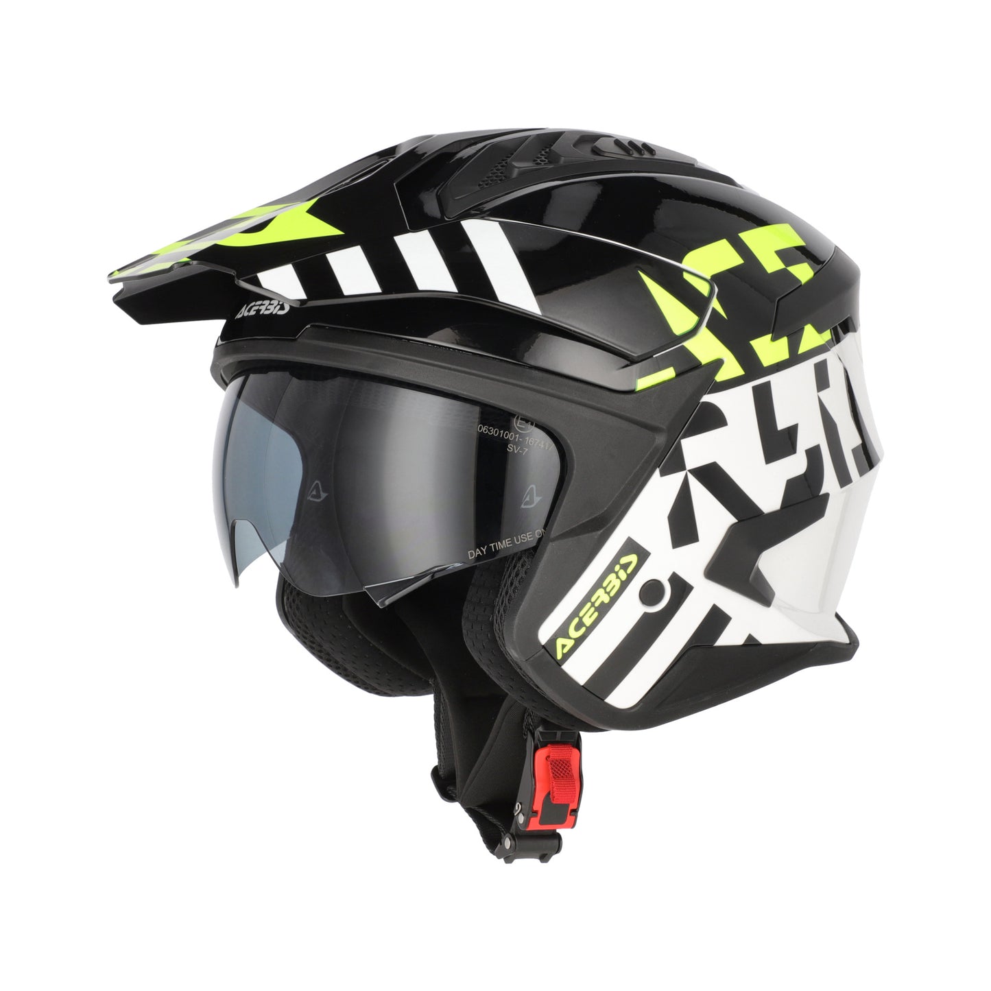 JET ARIA EVO GRAPHIC HELMET BLACK/FLO YELLOW 457
