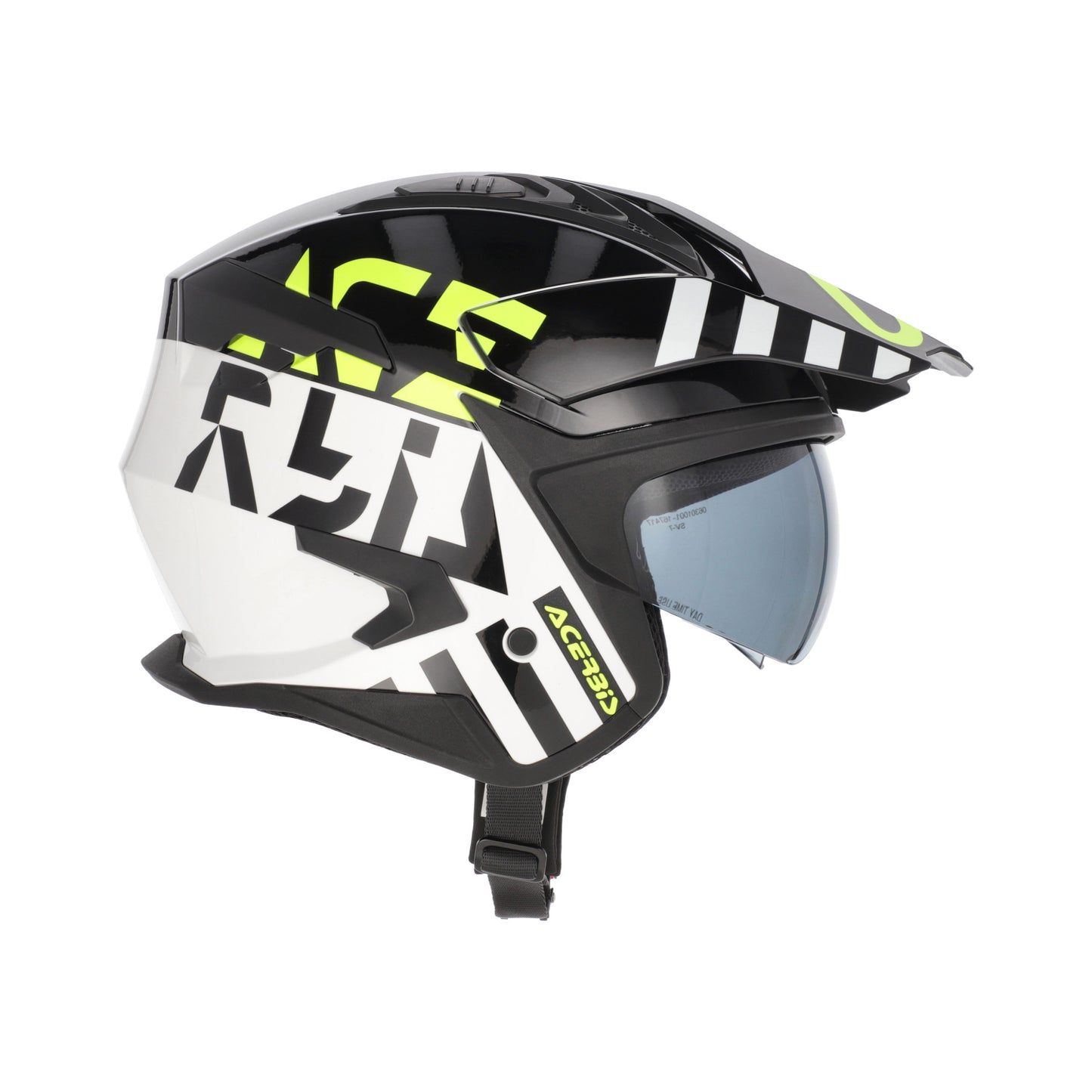 JET ARIA EVO GRAPHIC HELMET BLACK/FLO YELLOW 457