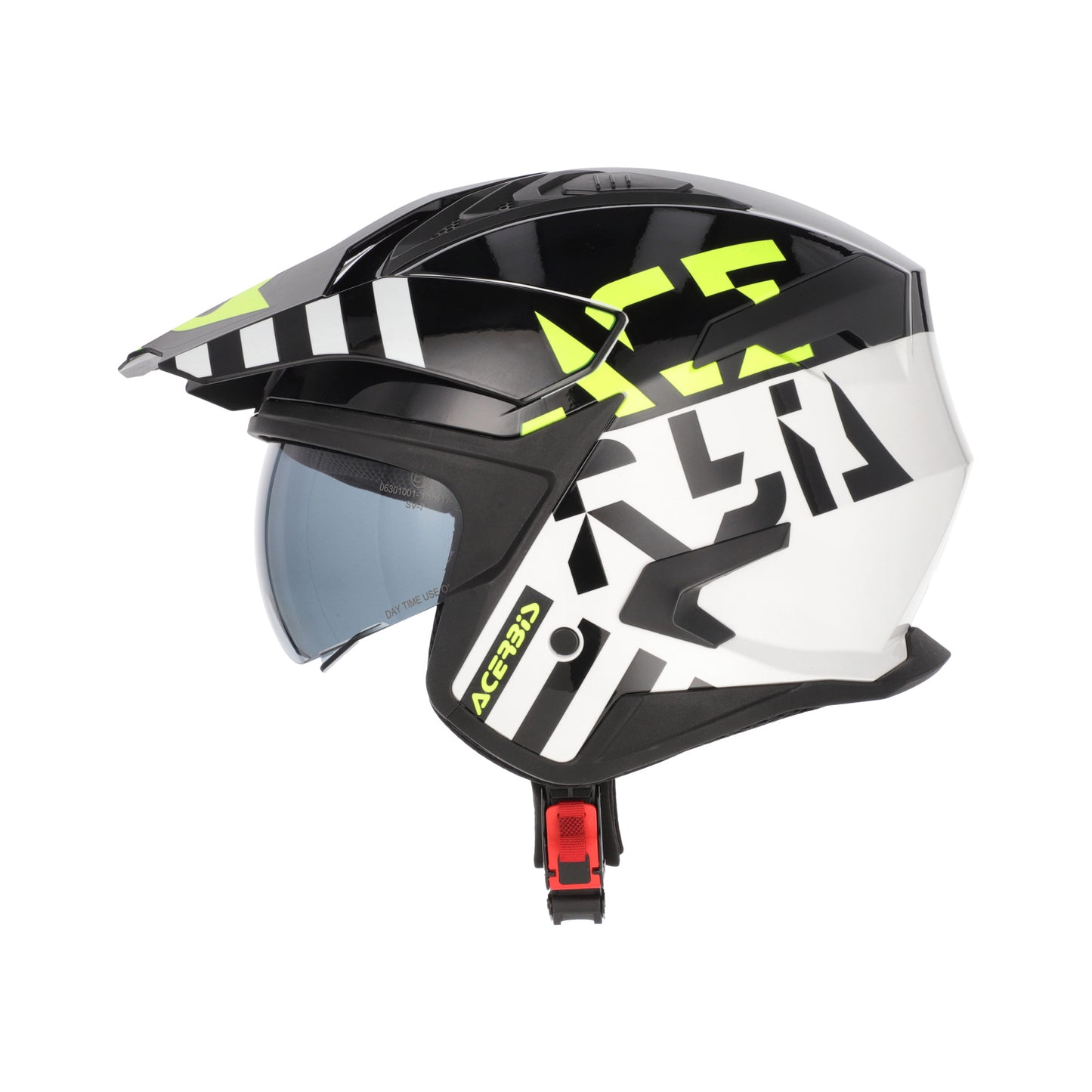JET ARIA EVO GRAPHIC HELMET BLACK/FLO YELLOW 457