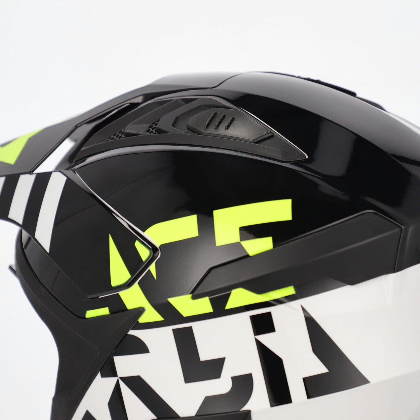 JET ARIA EVO GRAPHIC HELMET BLACK/FLO YELLOW 457