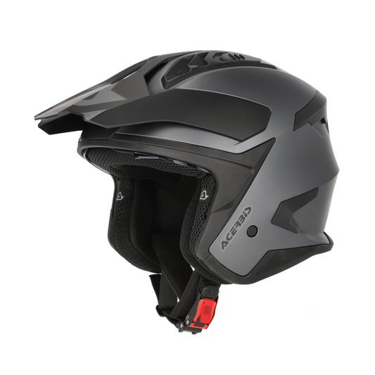 JET ARIA EVO METALLIC HELMET DARK GREY 073
