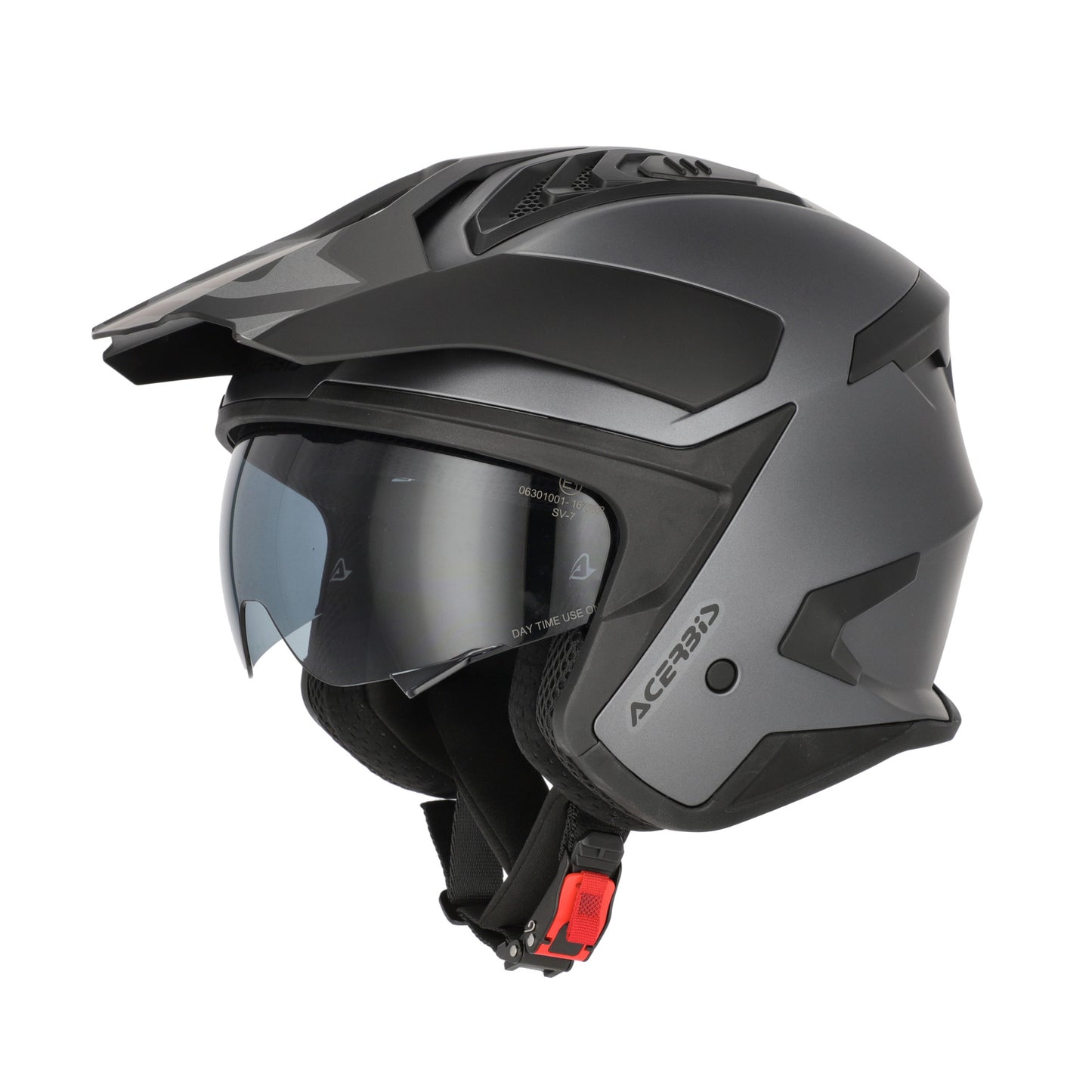 JET ARIA EVO METALLIC HELMET DARK GREY 073