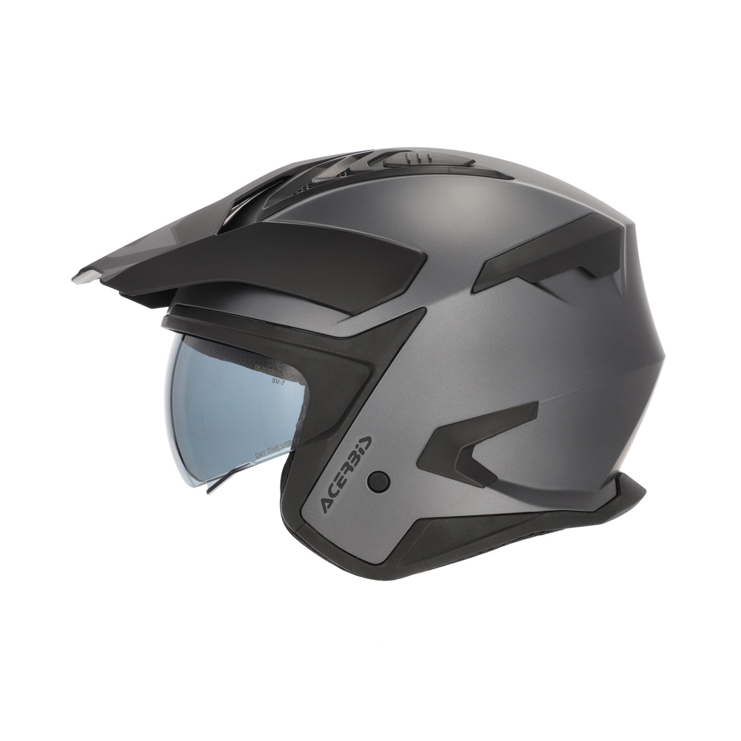 JET ARIA EVO METALLIC HELMET DARK GREY 073