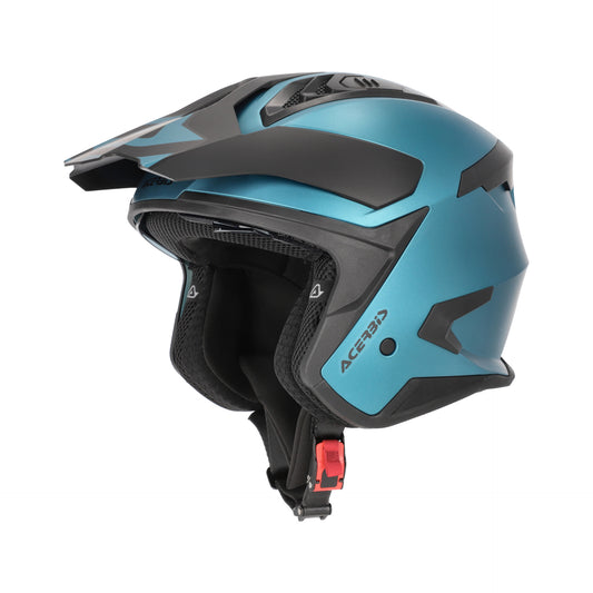 JET ARIA EVO METALLIC HELMET LIGHT BLUE 807