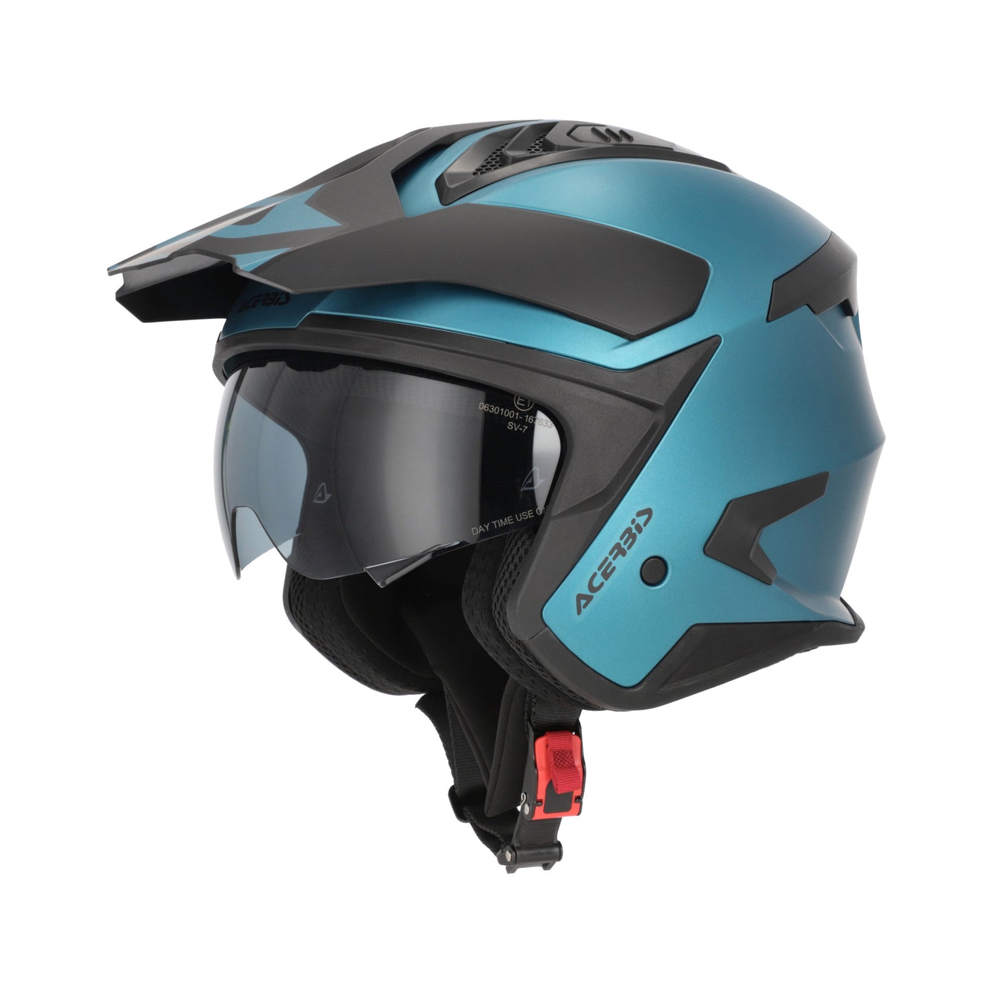 JET ARIA EVO METALLIC HELMET LIGHT BLUE 807