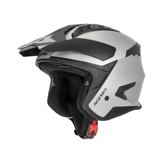 JET ARIA EVO METALLIC HELMET SILVER 856