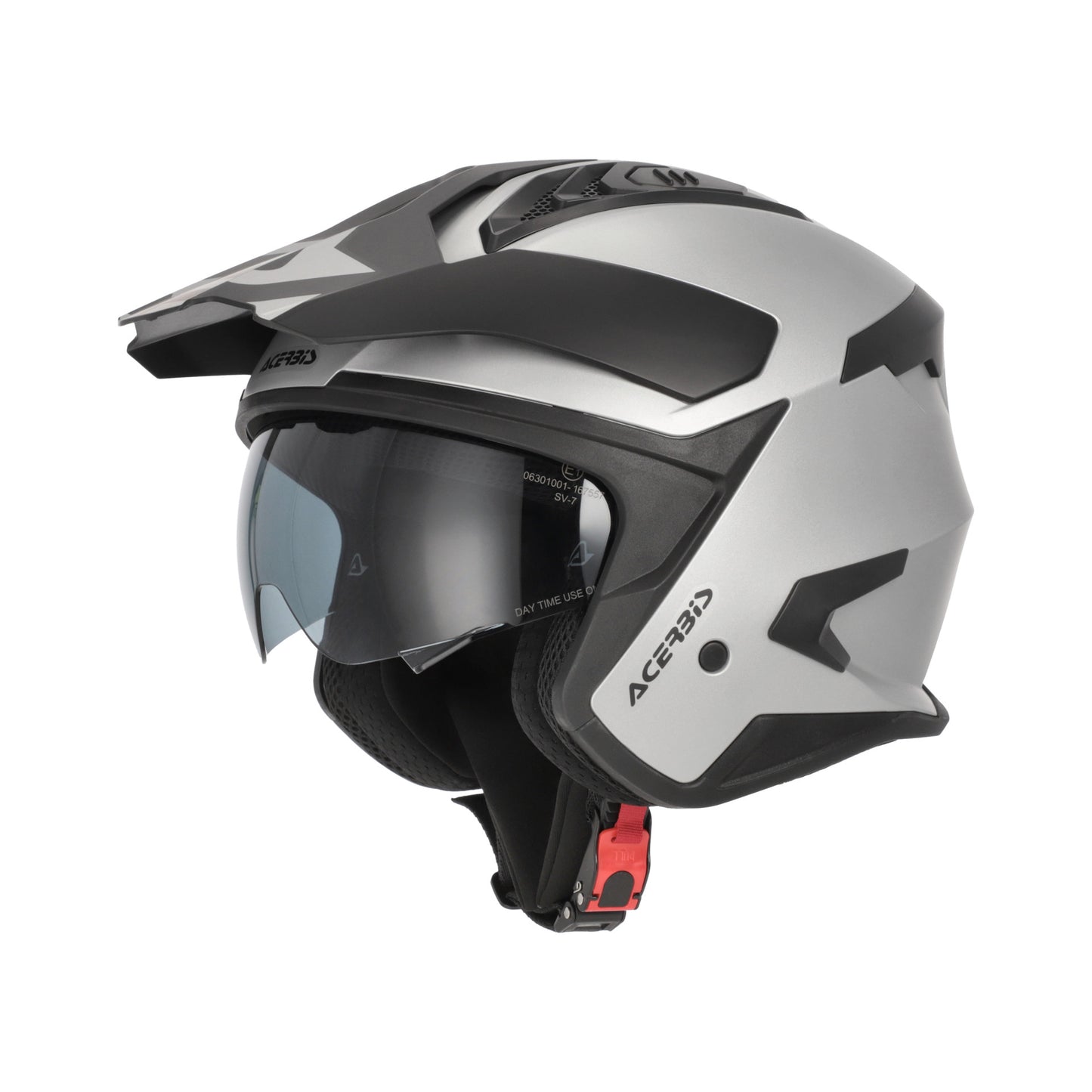 JET ARIA EVO METALLIC HELMET SILVER 856