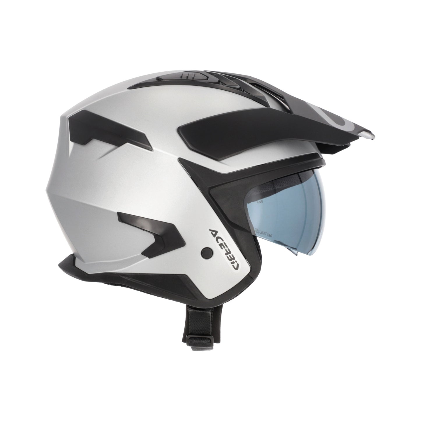 JET ARIA EVO METALLIC HELMET SILVER 856