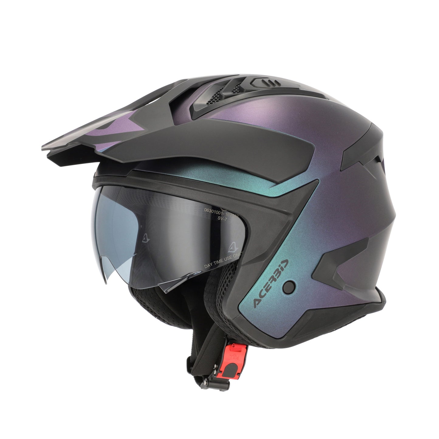 JET ARIA EVO METALLIC HELMET CHAMELEON 999