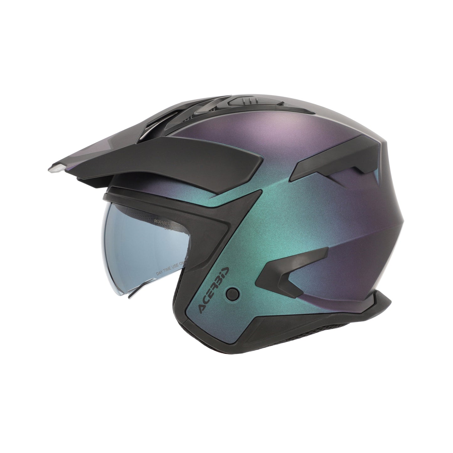 JET ARIA EVO METALLIC HELMET CHAMELEON 999