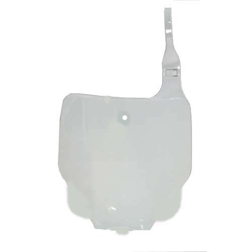 FRONT NUMBER PLATE KX 85 98-13 WHITE
