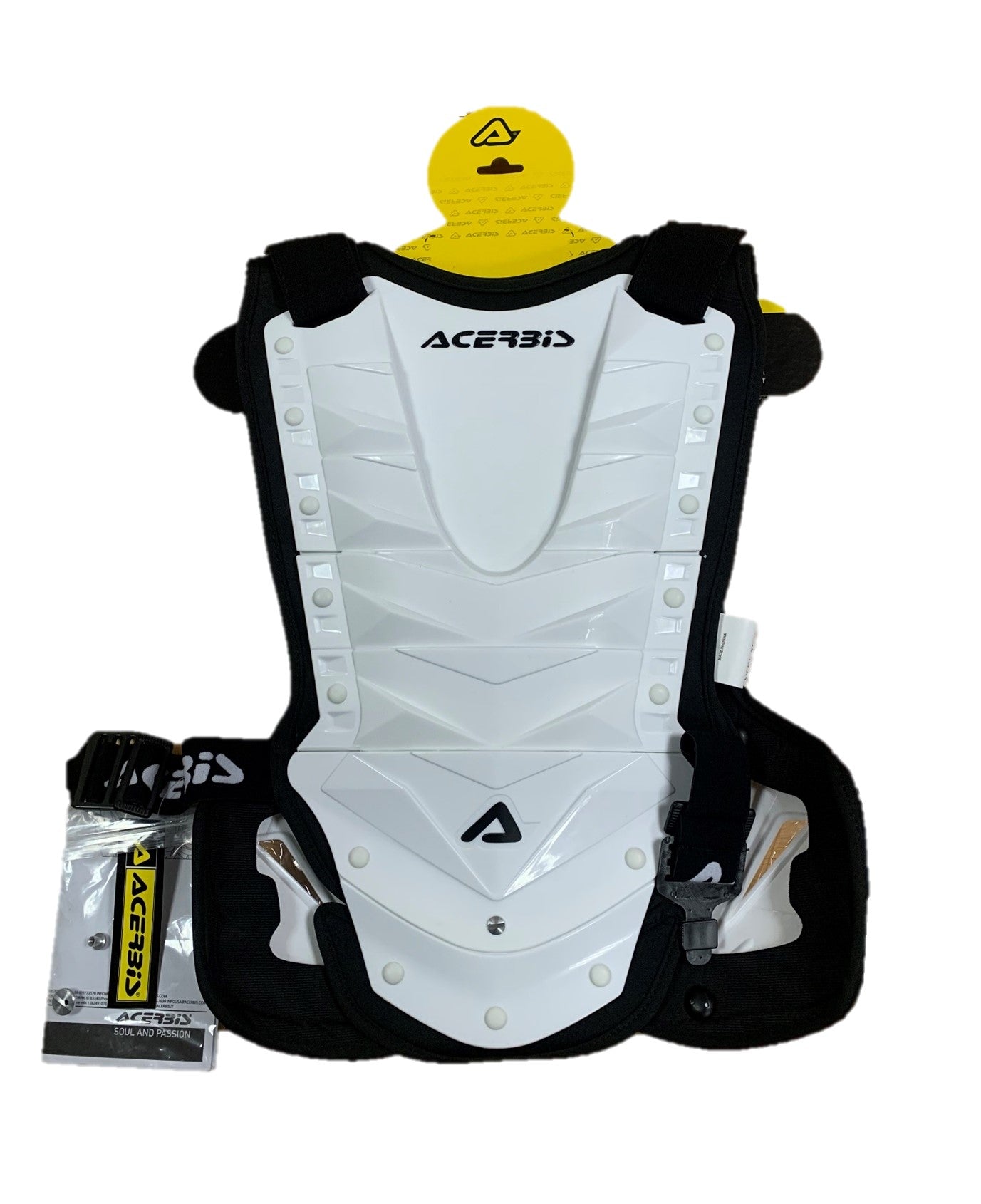 ***PETTORINA COSMO SHORT BASE WHITE BODY ARMOUR