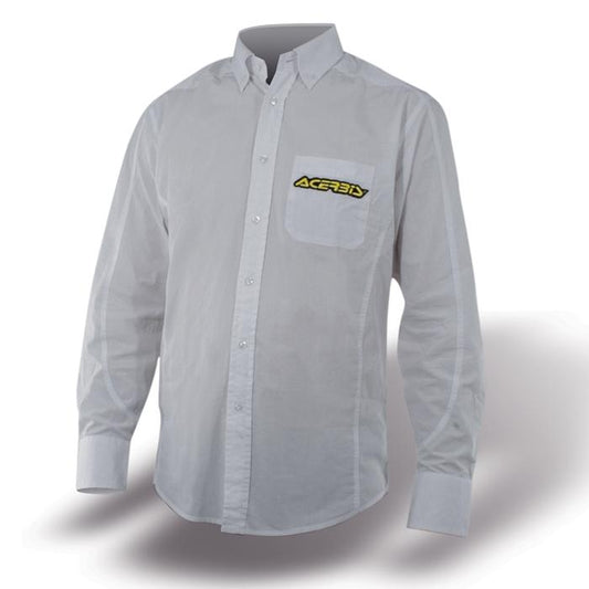 **ACERBIS CORPORATE SHIRT WHITE NOW £15.00