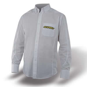 **ACERBIS CORPORATE SHIRT WHITE NOW £15.00