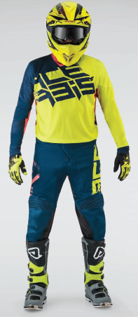 **AIRBORNE SPECIAL EDITION JERSEY FLO YELLOW/BLUE NOW £13.00