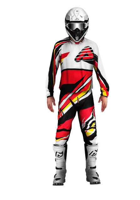 **X-Gear Pants RED/YELLOW